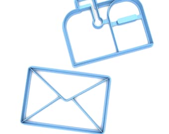 Envelope and Mailbox v2 Cookie Cutter in Multiple Sizes