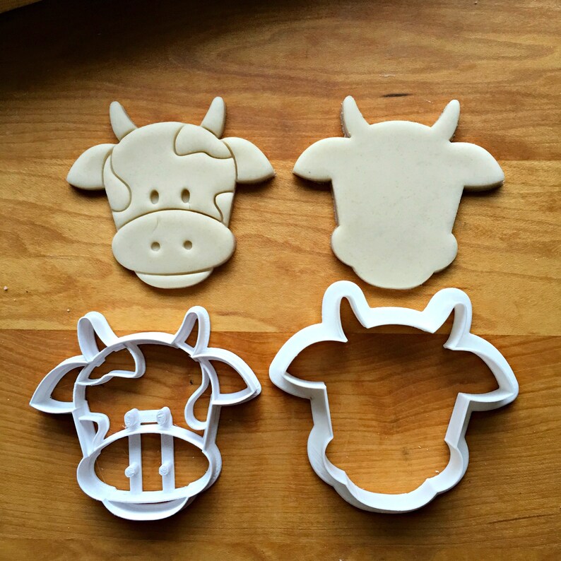 Set of 2 Cow Cookie Cutters/MultiSize/Farm Animals Etsy