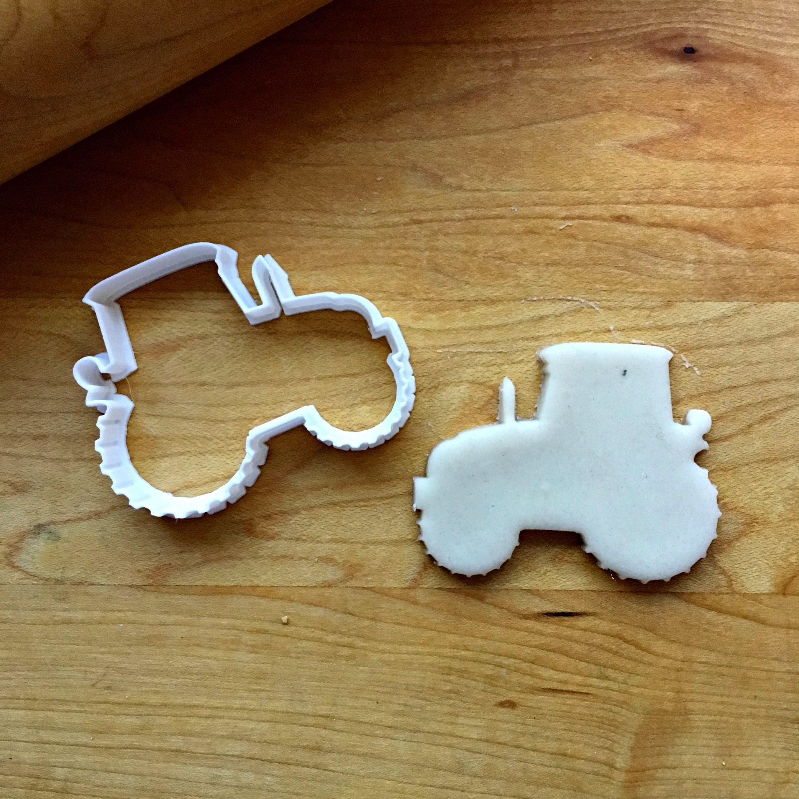 Set of 2 Tractor Cookie Cutters/multisize Etsy