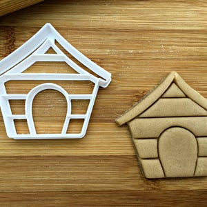 Dog House Cookie  Cutter in Multiple Sizes