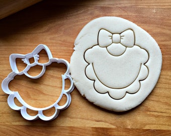 Ruffled Bib Cookie Cutter in Multiple Sizes