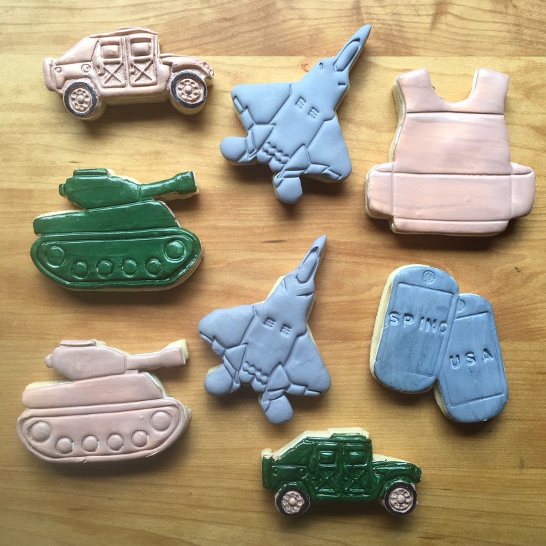 Military Dog Tags Cookie Cutter/multisize Etsy