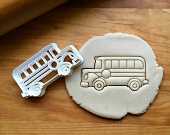 School Bus Cookie  Cutter in Multiple Sizes