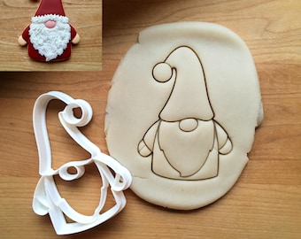 Santa Gnome Cookie Cutter in Multiple Sizes