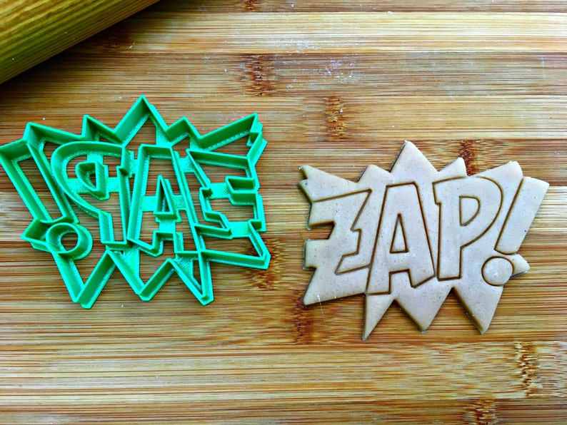 Super Hero Zap Cookie Cutter/Multi-Size image 2