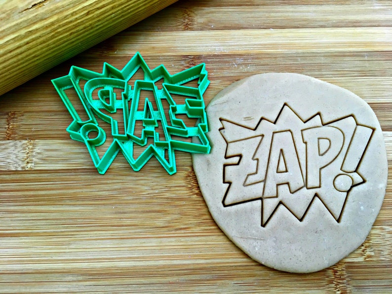 Super Hero Zap Cookie Cutter/Multi-Size image 1
