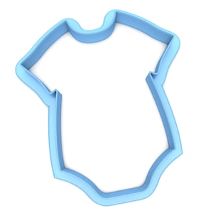 Baby Undershirt Cookie Cutter in Multiple Sizes