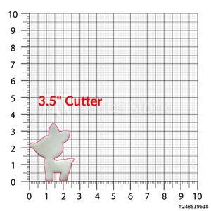 Deer Cookie Cutter in Multiple Sizes image 6