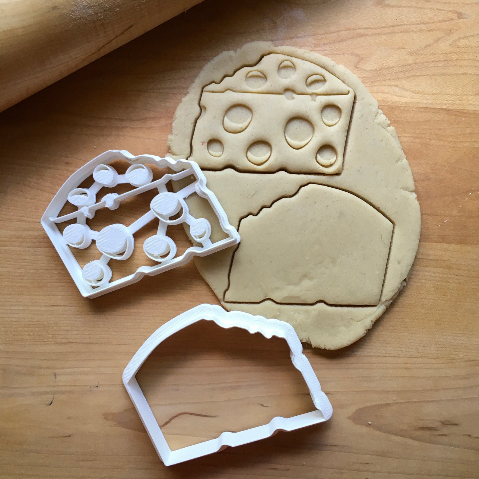 Set of 2 Wedge of Cheese Cookie Cutters/multisize/charcuterie Etsy