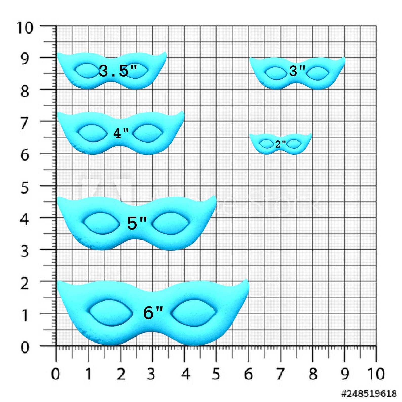 Masquerade Mask Cookie Cutter/multisize Etsy