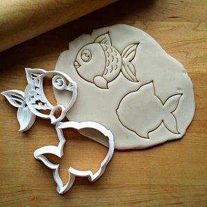 Set of 2 Fish Cookie Cutters in Multiple Sizes