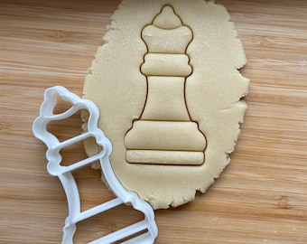 Queen Chess Piece Cookie  Cutter in Multiple Sizes