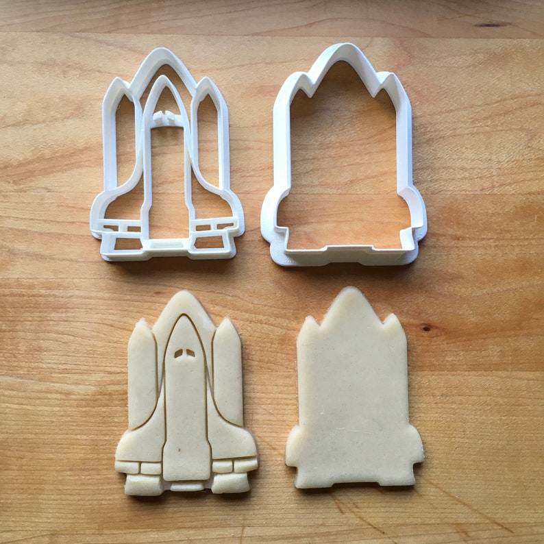 Set of 2 Space Shuttle Cookie CuttersMulti-Size