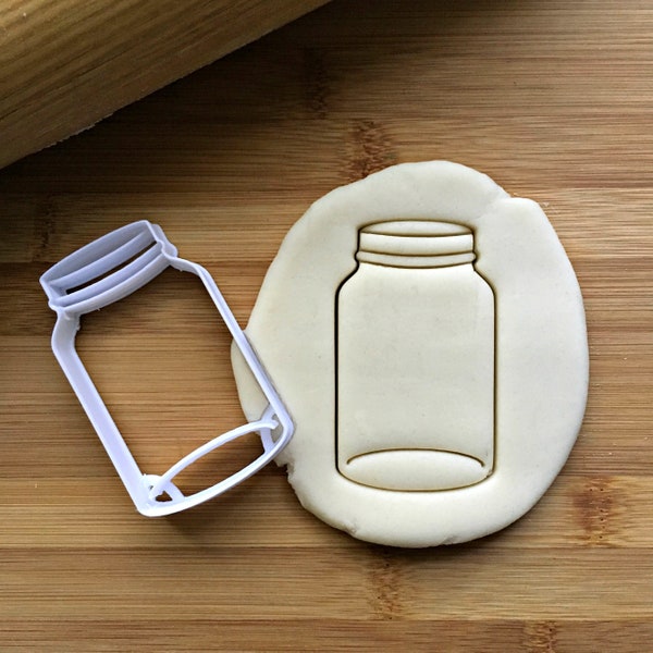 Mason Jar Cookie Cutter/Multi-Size/Dishwasher Safe Available