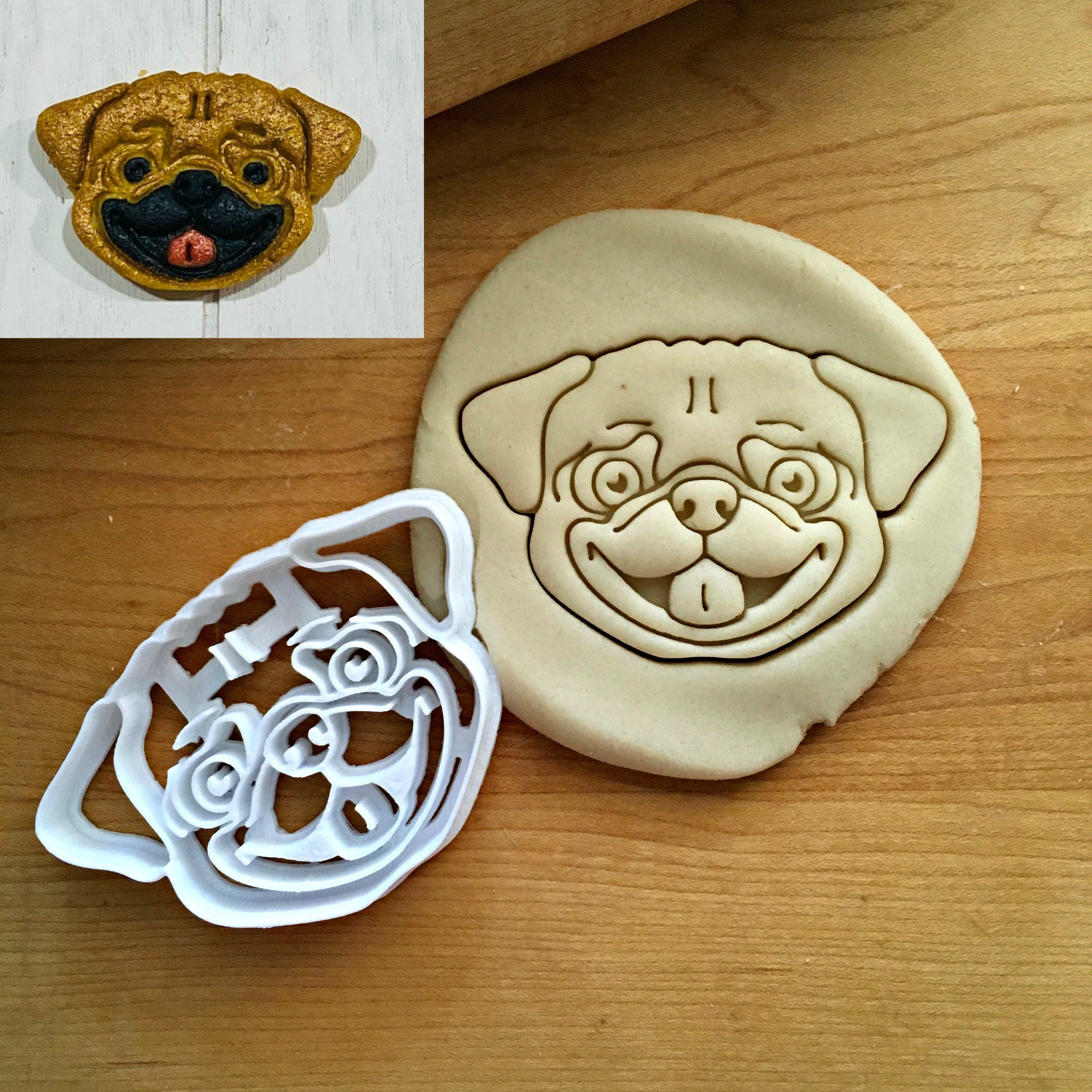 Pug cookie cutter deals