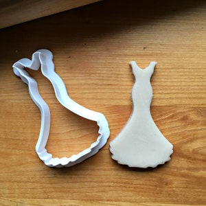 Wedding Dress Cookie Cutter/Multi-Size/Dishwasher Safe Available image 2