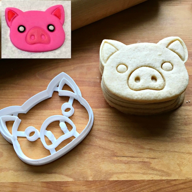 Set of 6 Barn and Farm Animals Cookie CuttersMulti-SizeDishwasher Safe Available
