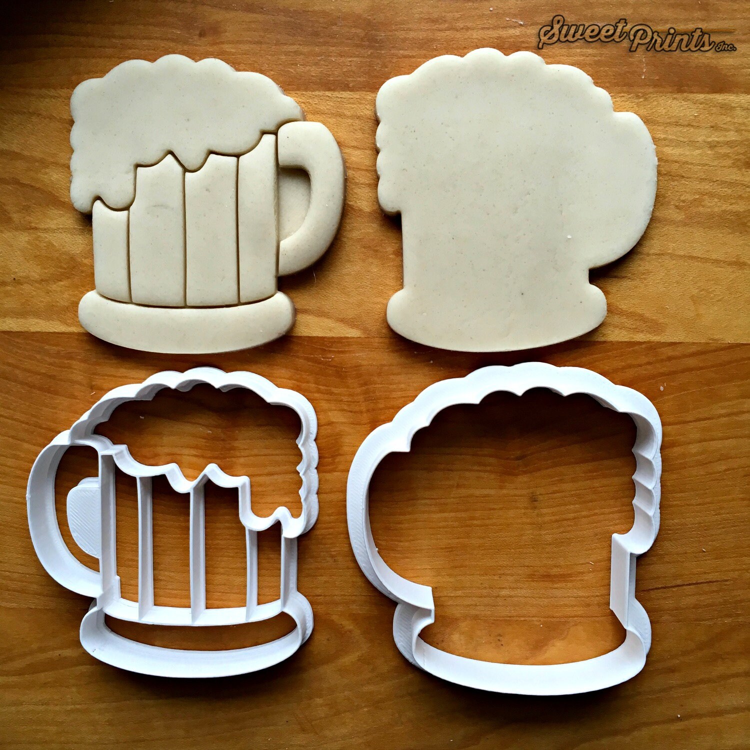 Set of 2 Beer Stein Cookie Cutters/multisize Etsy