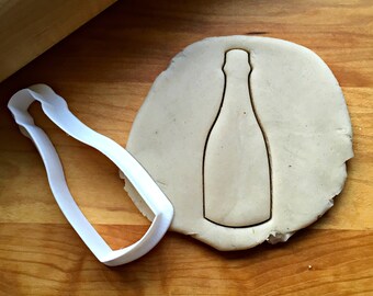 Champagne Bottle Cookie Cutter in Multiple Sizes
