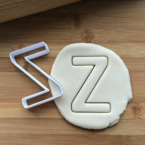 Letter Z Cookie  Cutter in Multiple Sizes
