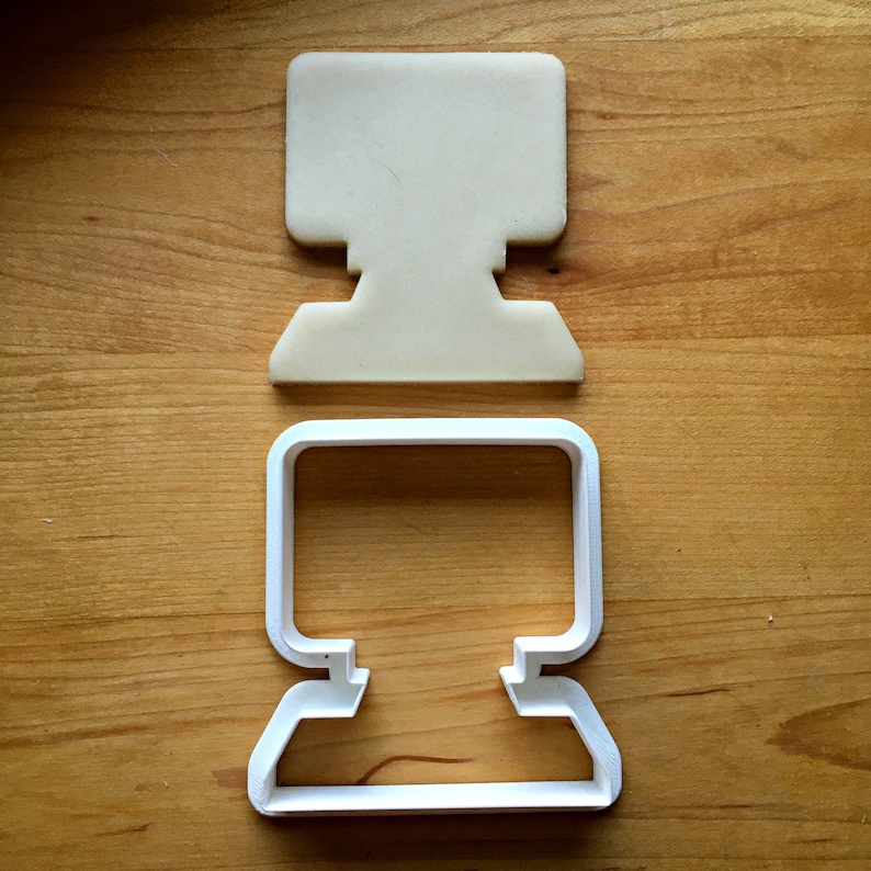 Computer Cookie Cutter Svg Computer Cookie Cutter in Multiple Sizes - Etsy
