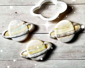 Planet Saturn Cookie Cutter in Multiple Sizes