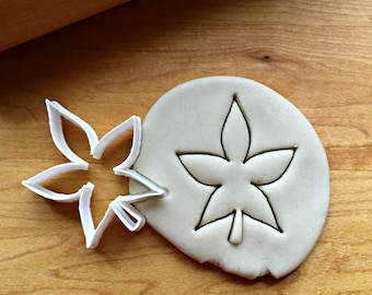 Buckeye Leaf Cookie  Cutter in Multiple Sizes