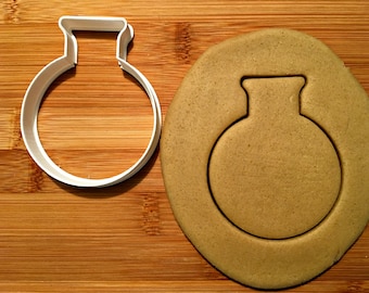 Rounded Flask Cookie Cutter/Multi-Size/Dishwasher Safe Available