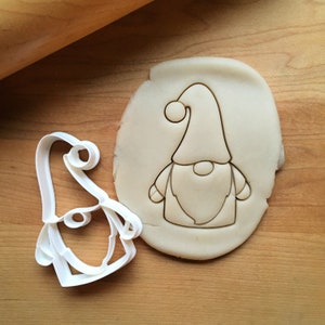 Santa Gnome Cookie Cutter in Multiple Sizes