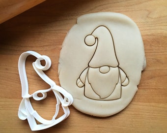 Santa Gnome Cookie Cutter in Multiple Sizes
