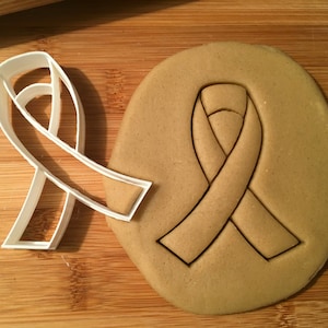 Awareness Ribbon Cookie CutterMakes an Imprint in Multiple Sizes