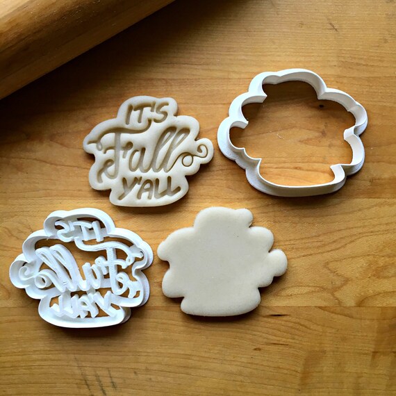 Set of 2 Baby Script Cookie Cutters/Dishwasher Safe