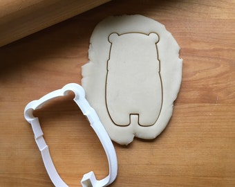 Standing Bear Cookie Cutter with Scarf - USA Made