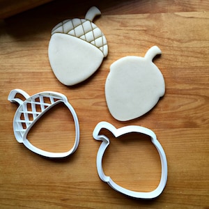 Set of 2 Acorn Cookie Cutters Multi-Size /