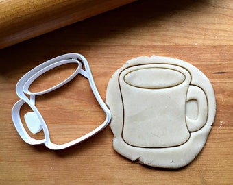 Curved Coffee Cup Cookie Cutter/Multi-Size