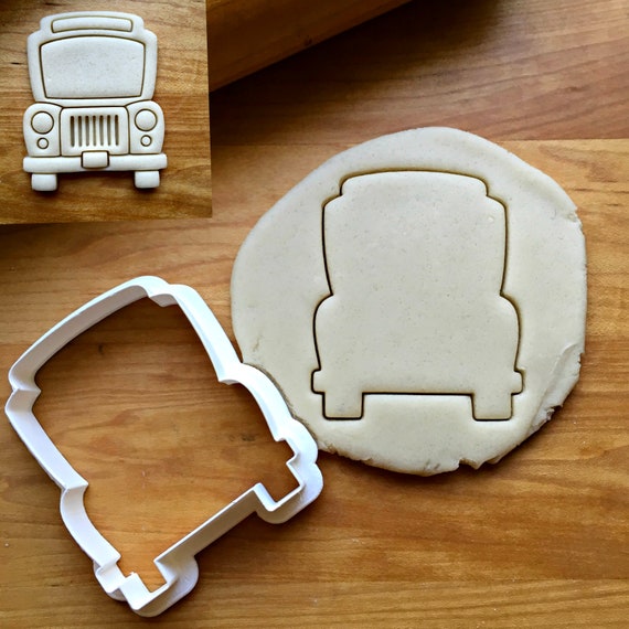 School Bus Cookie  Cutter in Multiple Sizes