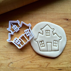 Haunted House Cookie Cutter in Multiple Sizes