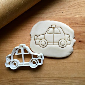 Police Car Cookie Cutter in Multiple Sizes