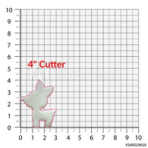 Deer Cookie Cutter in Multiple Sizes image 5