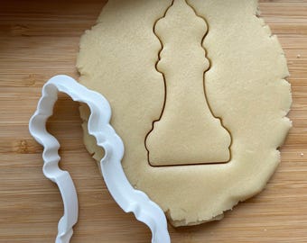 Queen Chess Piece Cookie  Cutter in Multiple Sizes