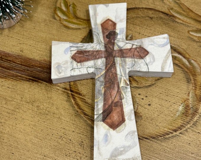 Wooden Wall Cross, Wall Cross, Wooden Cross, hanging cross, cross wall hanging, decorative cross, Wall hanging cross, Cross Christmas gift