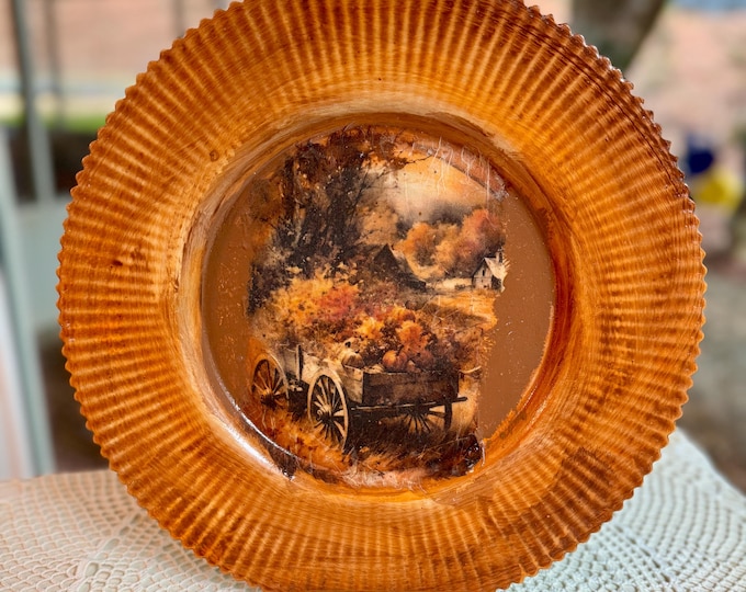 Thanksgiving Charger Plate Rustic Autumn Harvest Dinnerware