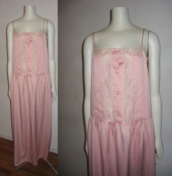 VTG Rosa Puleo-Szole Lily Of France Pink Scallop … - image 1