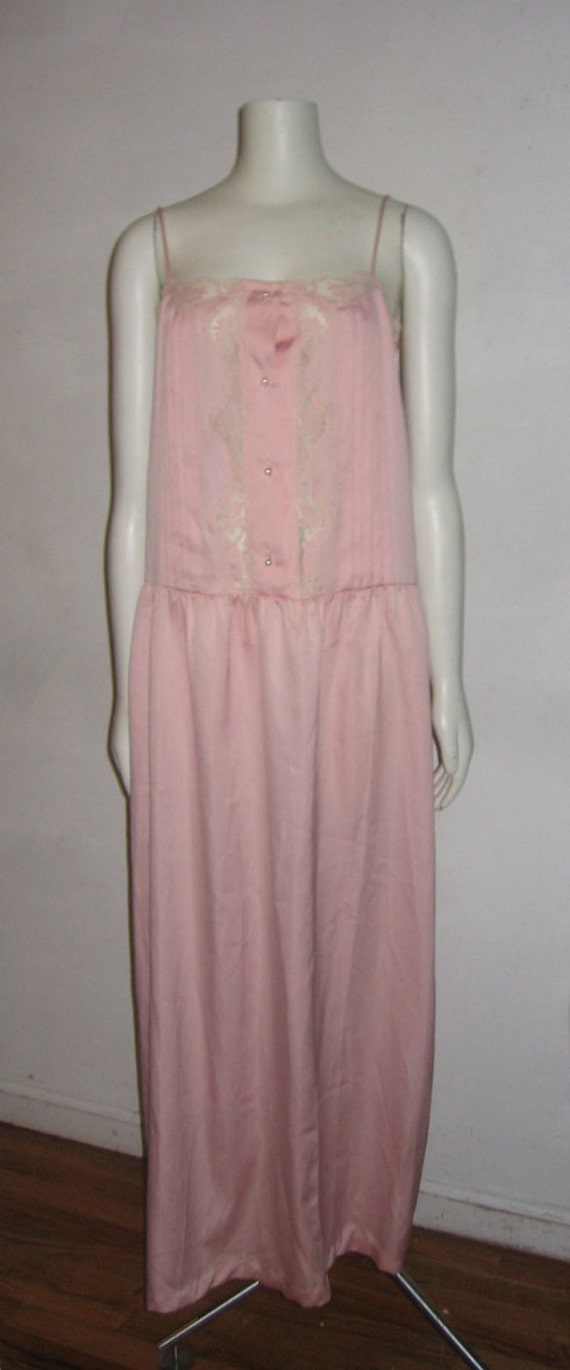 VTG Rosa Puleo-Szole Lily Of France Pink Scallop … - image 3