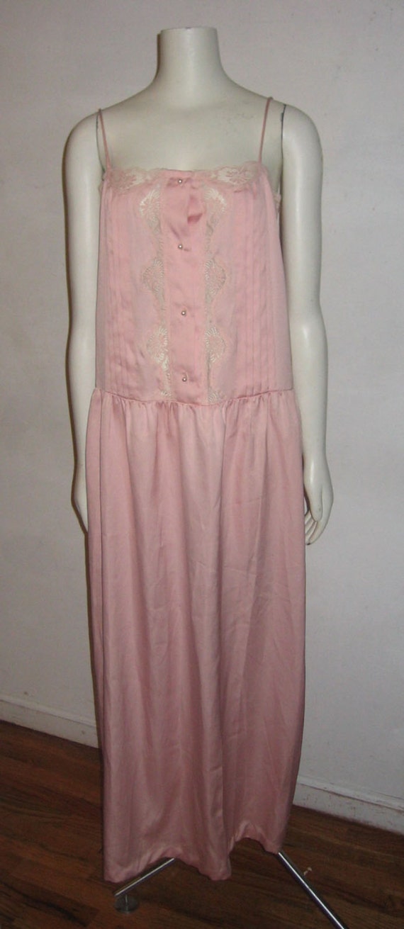 VTG Rosa Puleo-Szole Lily Of France Pink Scallop … - image 2