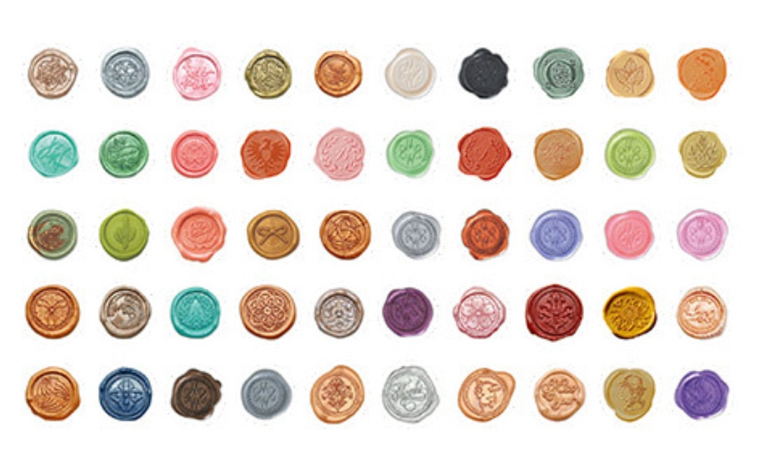 100 Pcs Wax Seal Paper Stickers Wax Seal Etsy