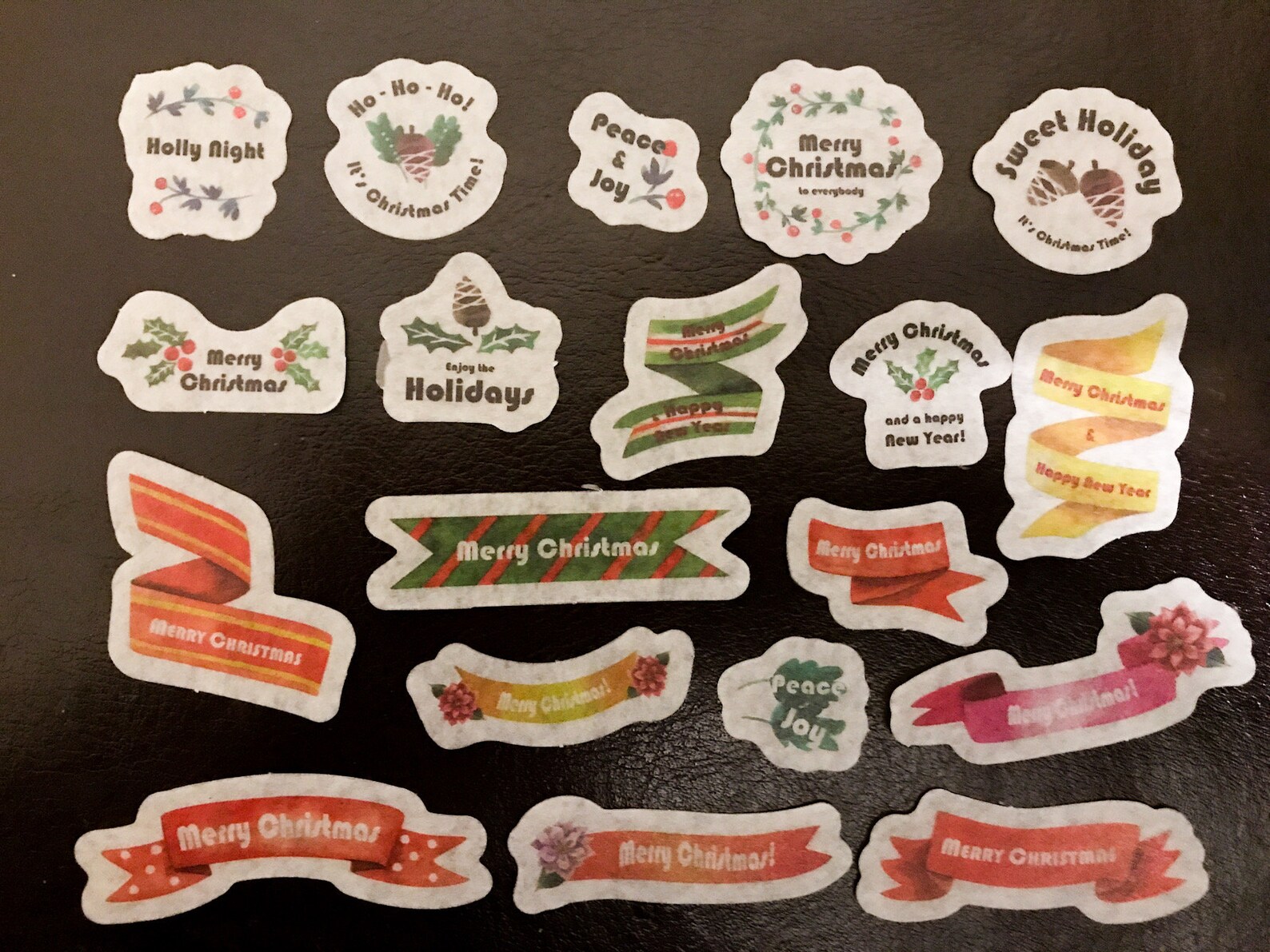 40 pcs Christmas Sticker Pack Christmas Greeting Journal | Etsy