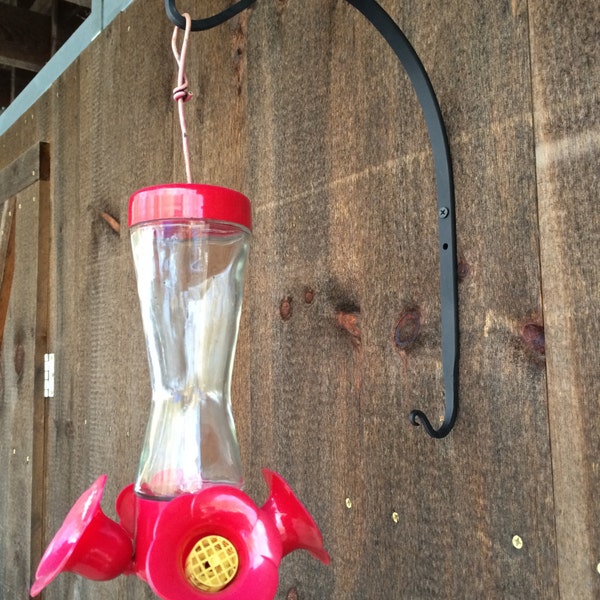 Wrought Iron Bird Feeder Hanger Etsy