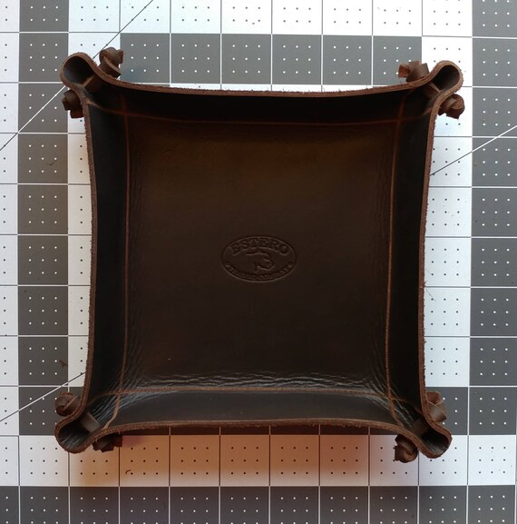 Leather Valet Trayready To Shipdresser Caddy Dresser Etsy