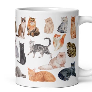 Cat Mug Cat Lover Gift Kitten Moggy Feline Cat Mom Dad Pet Lover Cat Person Cat Lady Lover Gift